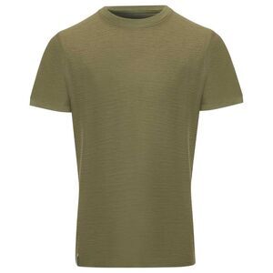 Threadbare Mens Falkland Knitted T-Shirt / Khaki Green